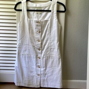 Abercrombie Mara linen blend vest mini dress